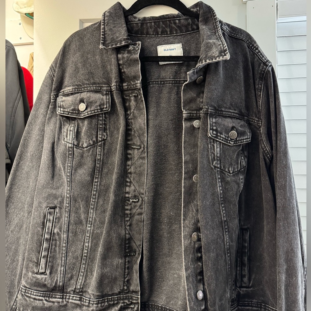 Old navy black jean jacket